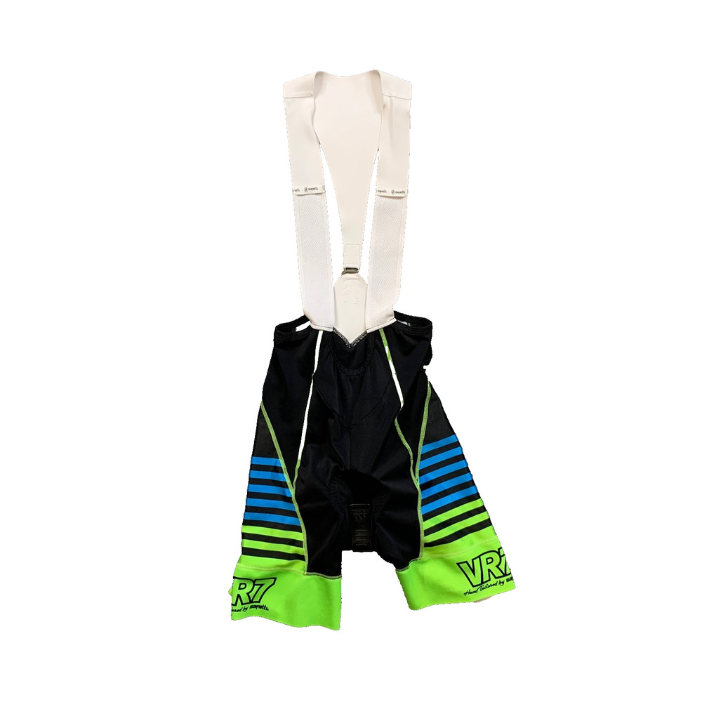 Safetti Bib Shorts Mens XS Extra Small VR Velo Revolution Hand Tailored Cycling
